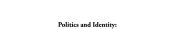 Couverture : Politics and identity