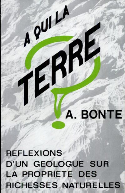 Couverture : A qui la terre?