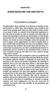 Couverture : Aesthetics and morality