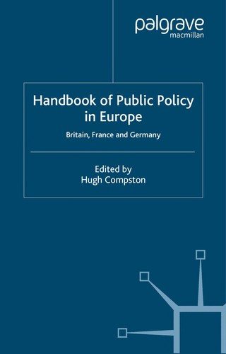 Couverture : Handbook of public policy in Europe