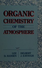 Couverture : Organic chemistry of the atmosphere