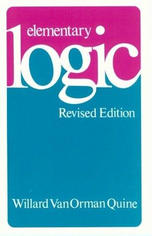 Couverture : Elementary logic