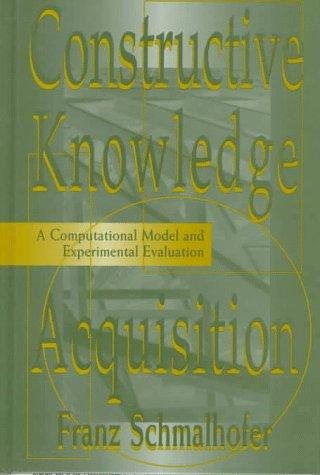 Couverture : Constructive knowledge acquisition