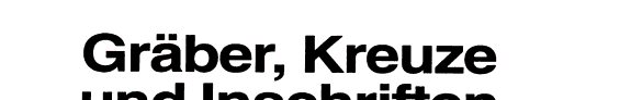 Couverture : Gräber, Kreuze und Inschriften