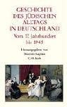 Couverture : Geschichte des jüdischen Alltags in Deutschland. Vom 17. Jahrhundert bis 1945.