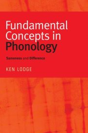Couverture : Fundamental concepts in phonology