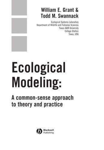 Couverture : Ecological Modeling