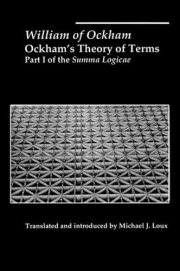 Couverture : Ockham's theory of terms