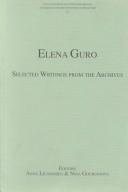 Couverture : Elena Guro--selected writings from the archives