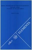 Couverture : Moral Foundation Of The State In Hegel's Philosophy Of Right.Anatomy of an Argument.