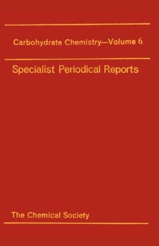 Couverture : Carbohydrate Chemistry (Specialist Periodical Reports)