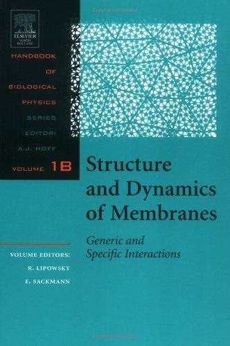 Couverture : Structure and dynamics of membranes