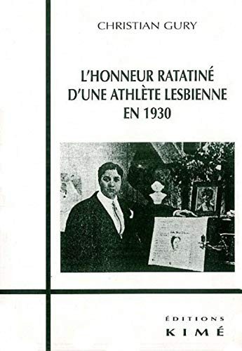 Couverture : L'honneur ratatiné d'une athlète lesbienne en 1930