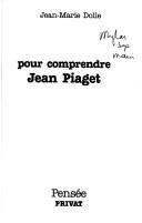 Couverture : Pour comprendre Jean Piaget