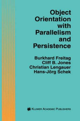 Couverture : Object orientation with parallelism and persistence