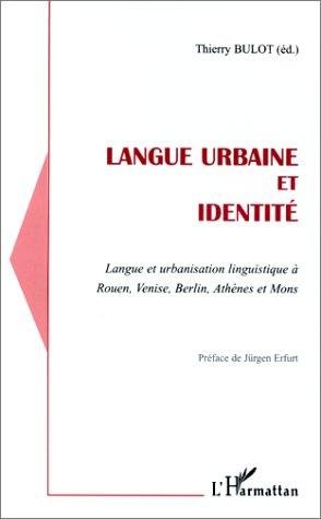 Couverture : Langue urbaine et identité