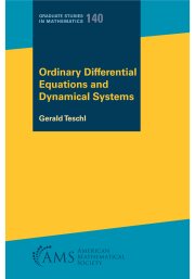 Couverture : Ordinary Differential Equations and Dynamical Systems