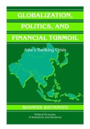 Couverture : Globalization, politics, and financial turmoil