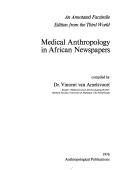 Couverture : Medical anthropology in African newspapers