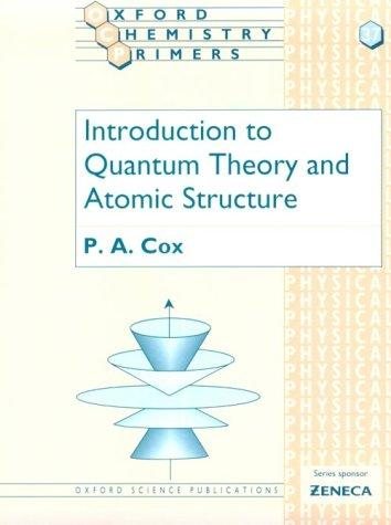 Couverture : Introduction to quantum theory and atomic structure