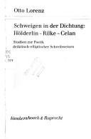Couverture : Schweigen in der Dichtung