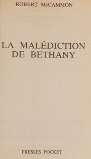 Couverture : La malédiction de Bethany