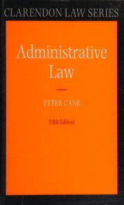 Couverture : Administrative Law