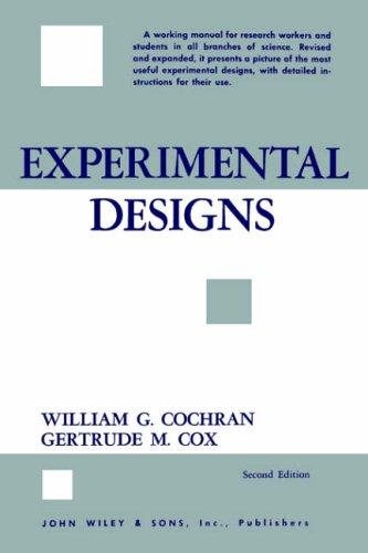 Couverture : Experimental Designs, 2nd Edition