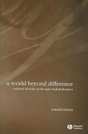 Couverture : A world beyond difference