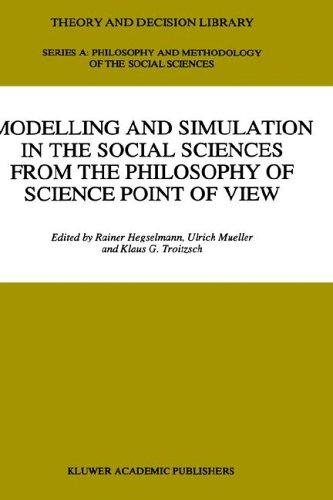 Couverture : Modelling and Simulation in the Social Sciences from the Philosophy of Science Point of View (Theory and Decision Library A:)