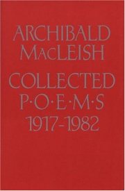 Couverture : Collected poems, 1917-1982