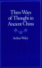 Couverture : Three ways of thought in ancient China