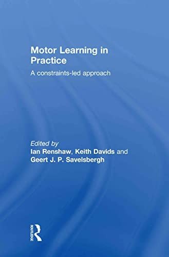 Couverture : Motor learning in practice