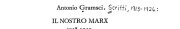 Couverture : Il nostro Marx, 1918-1919