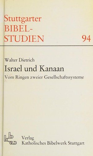 Couverture : Israel und Kanaan