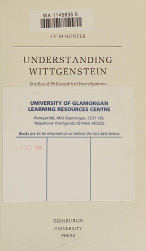 Couverture : Understanding Wittgenstein