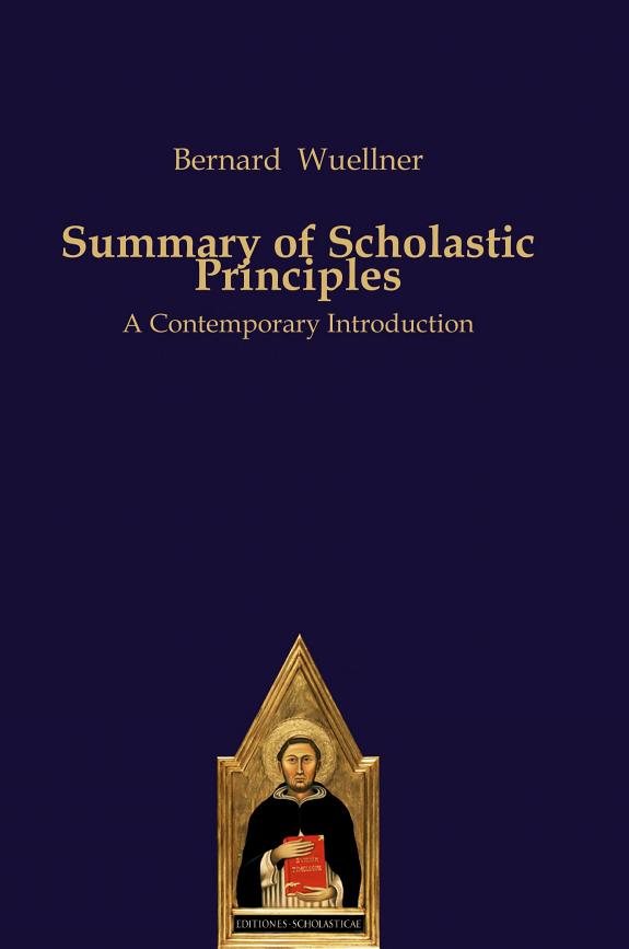 Couverture : Summary of Scholastic Principles