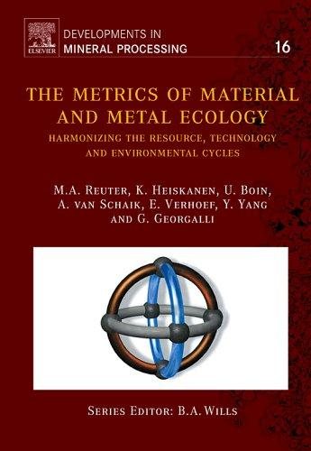 Couverture : The metrics of material and metal ecology