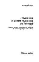 Couverture : Révolution et contre-révolution au Portugal