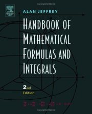Couverture : Handbook of Mathematical Formulas and Integrals