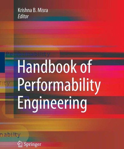 Couverture : Handbook of performability engineering
