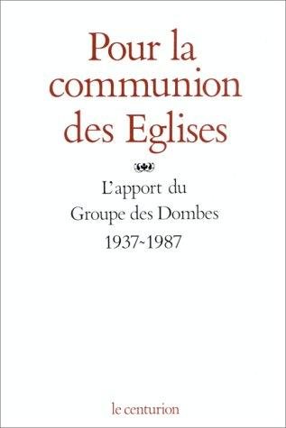 Couverture : Pour la communion des églises