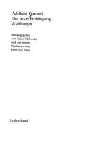 Couverture : Der letze Frühlingstag