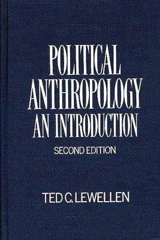 Couverture : Political anthropology