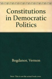 Couverture : Constitutions in democratic politics