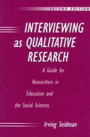 Couverture : Interviewing as qualitative research