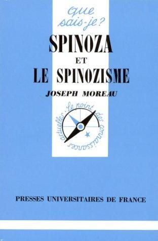 Couverture : Spinoza et le spinozisme