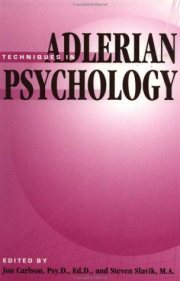 Couverture : Techniques in Adlerian psychology