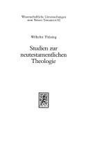 Couverture : Studien zur neutestamentlichen Theologie
