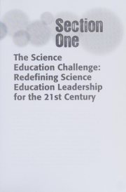Couverture : Science education leadership